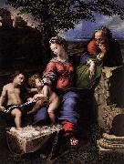 RAFFAELLO Sanzio Holy Family below the Oak oil painting on canvas